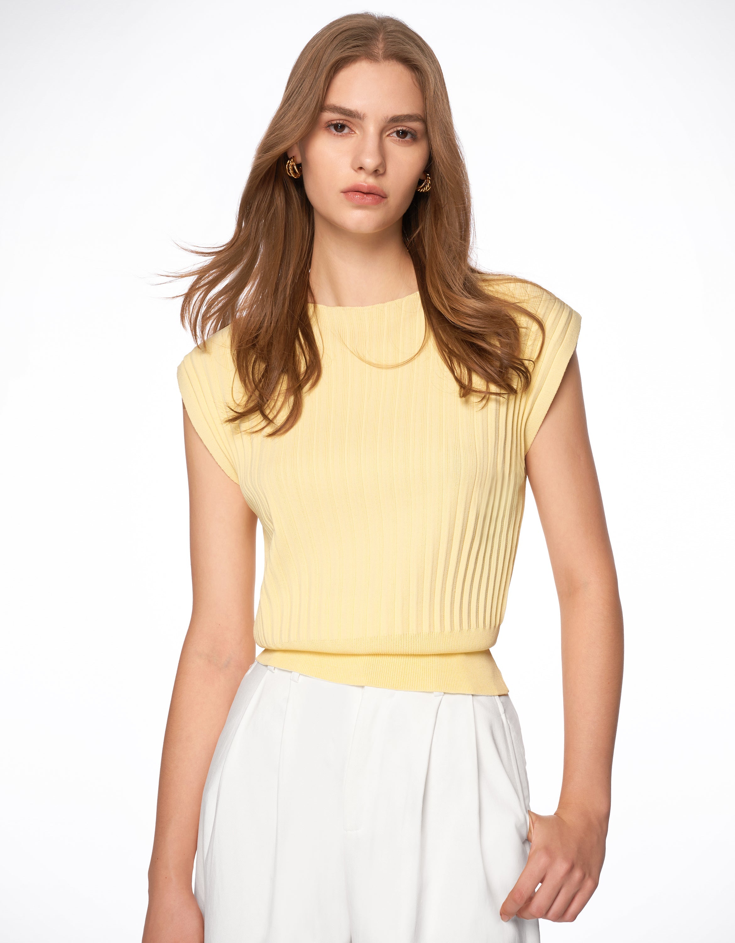 Cap Sleeve Knit Top Saturday Apparels Sdn. Bhd