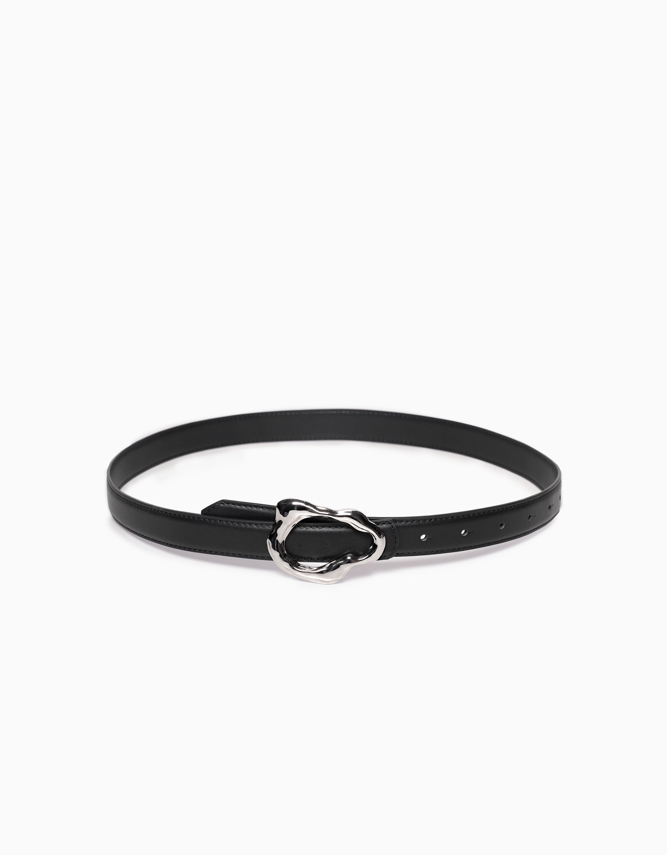 Metallic Buckle Leather Belt SaturdayClub Malaysia metallic-buckle-leather-belt-saturdayclub-malaysia