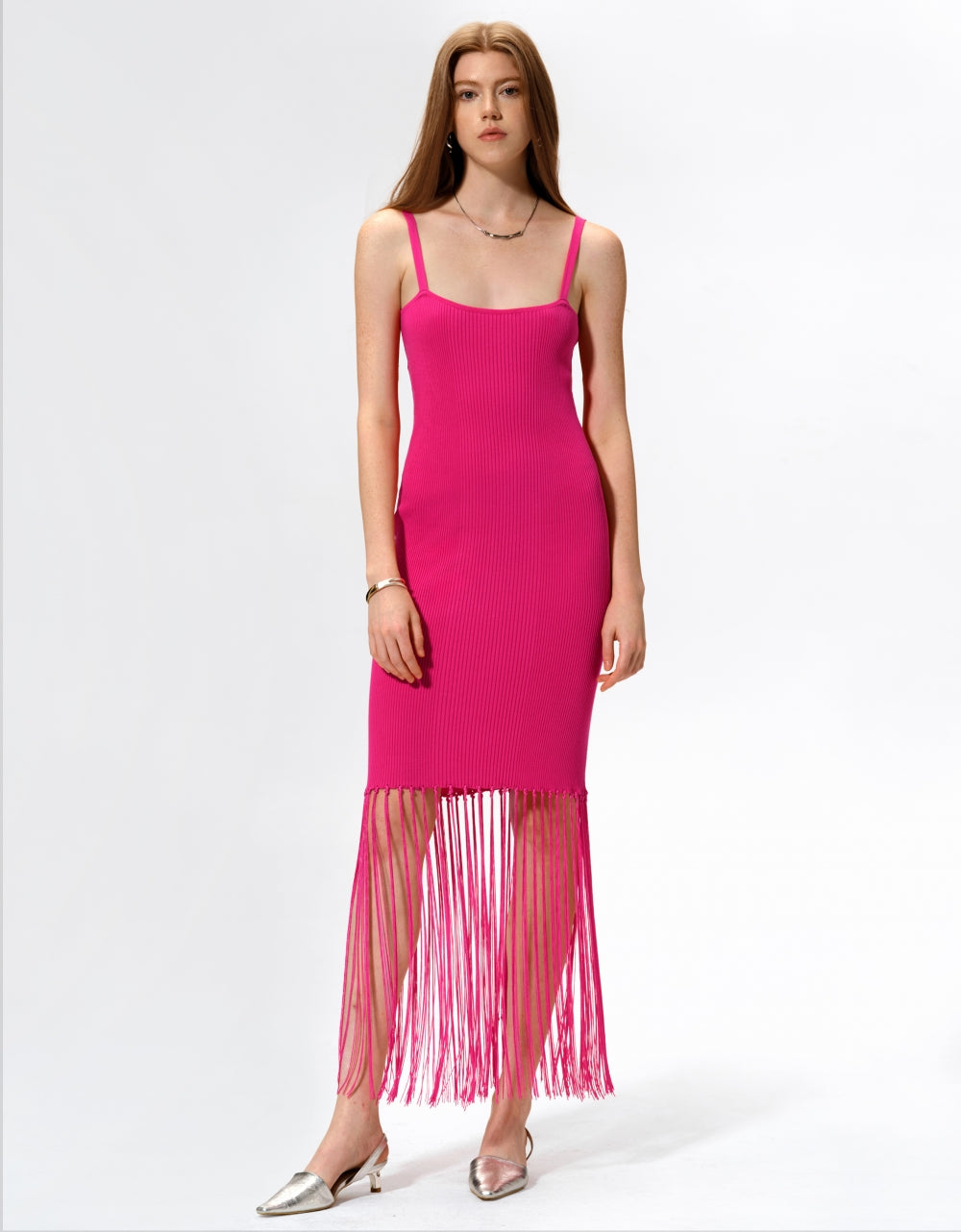 Fringe Detail Strap Dress Malaysia