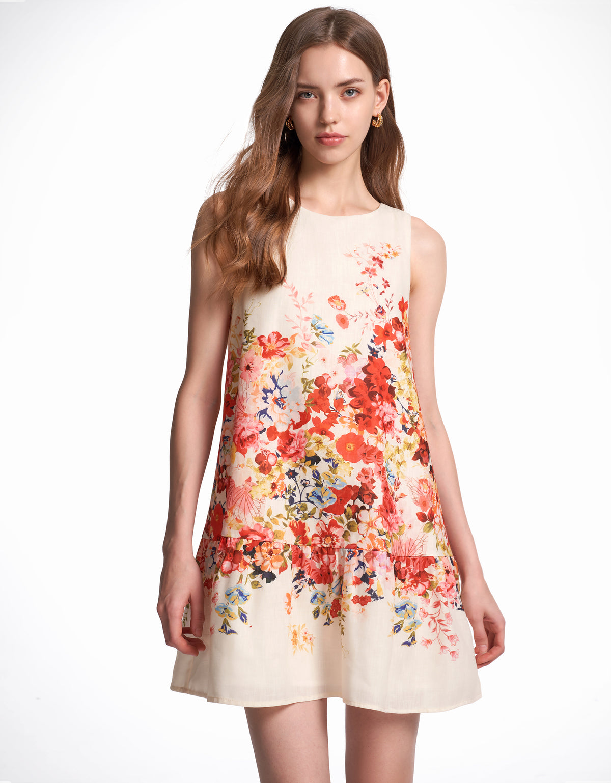 Cutout Back Floral Print Dress – Saturday Apparels Sdn. Bhd