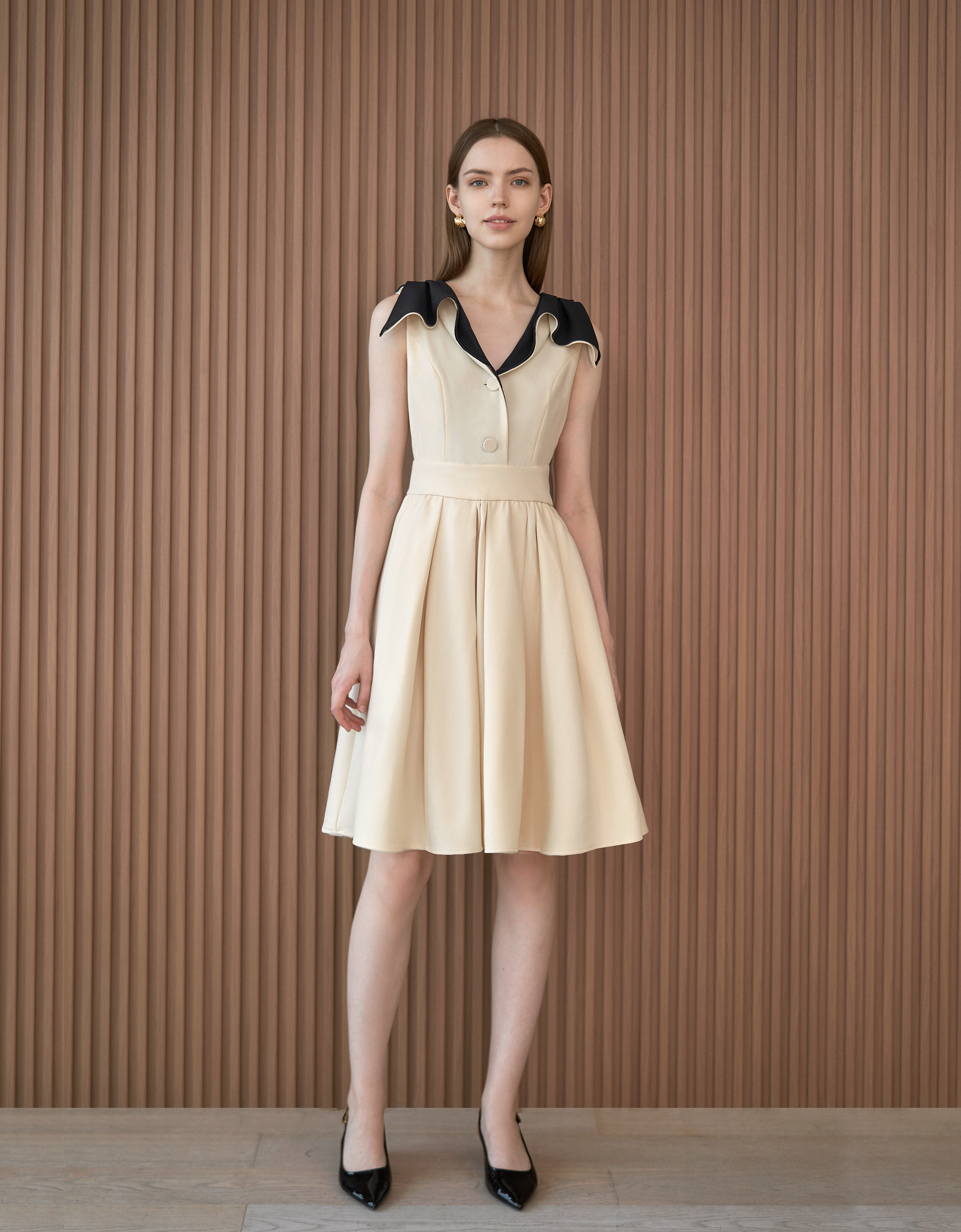 apricot & black(a25687)