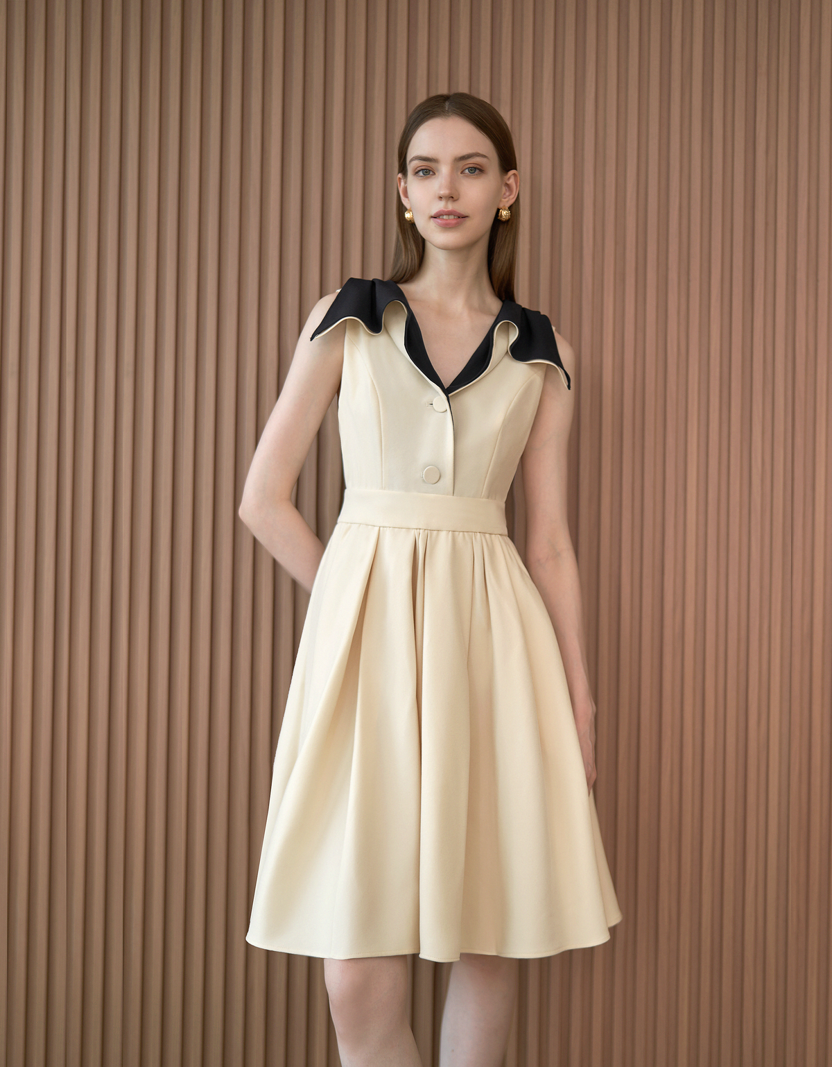 apricot & black(a25687)