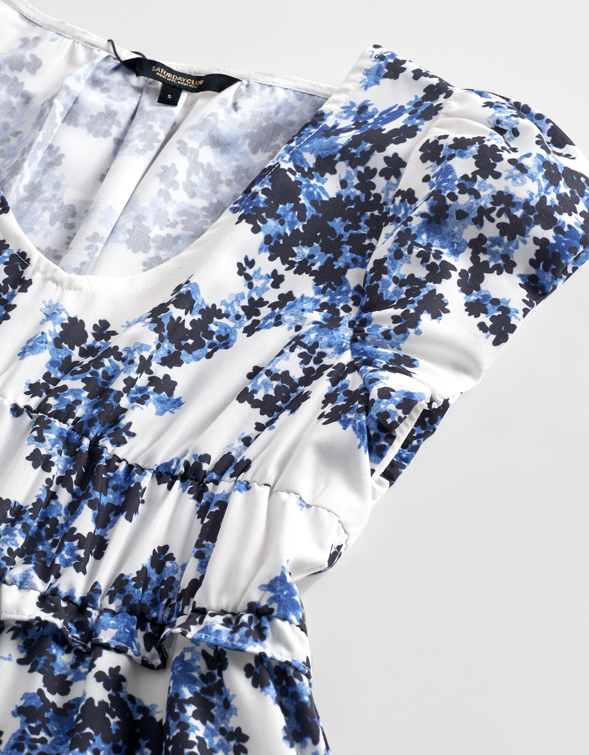 blue & white