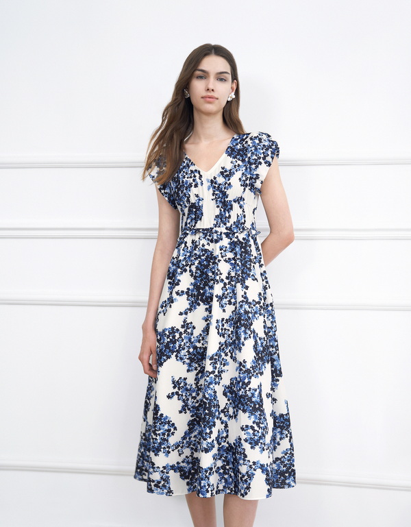 blue & white