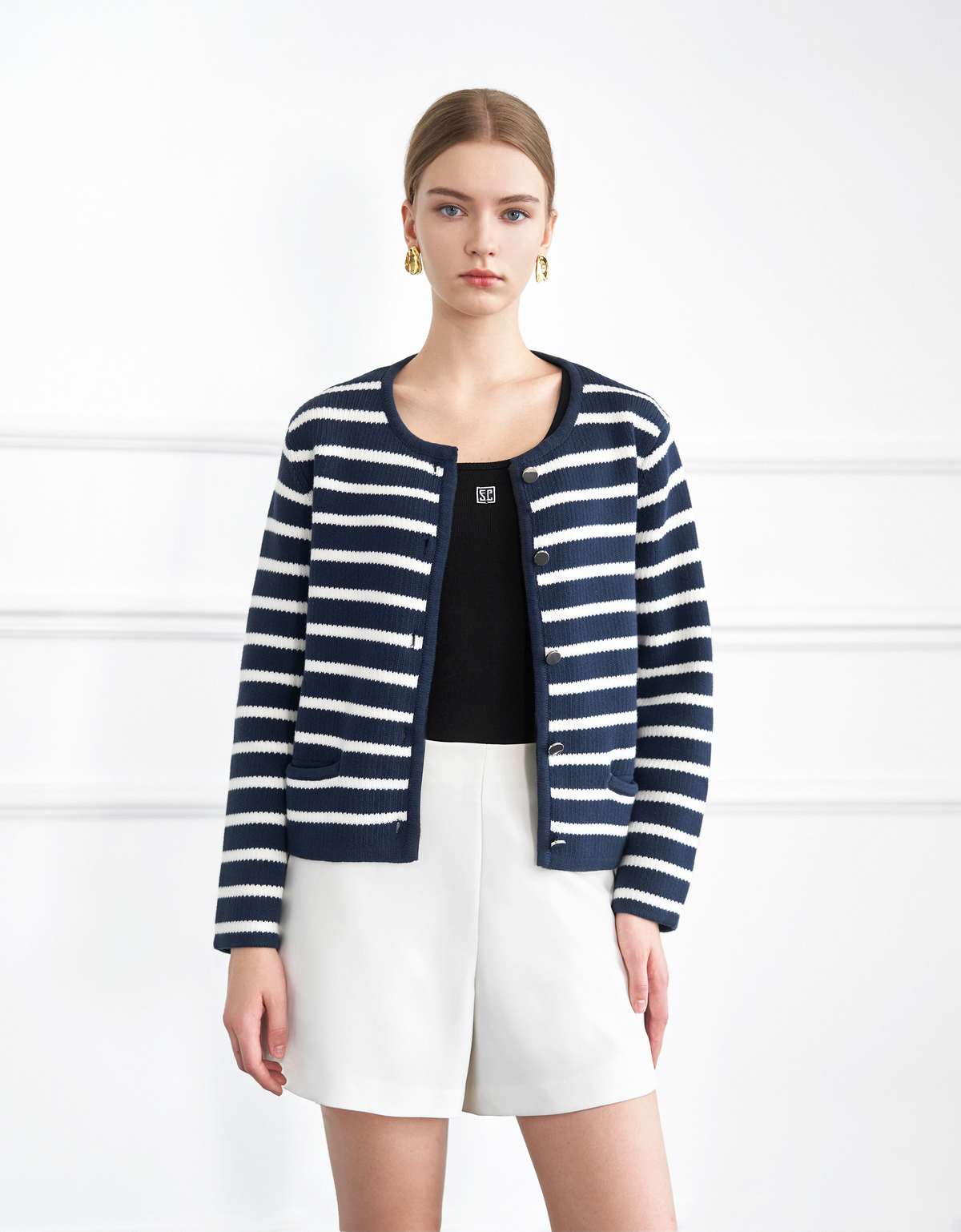 blue & white