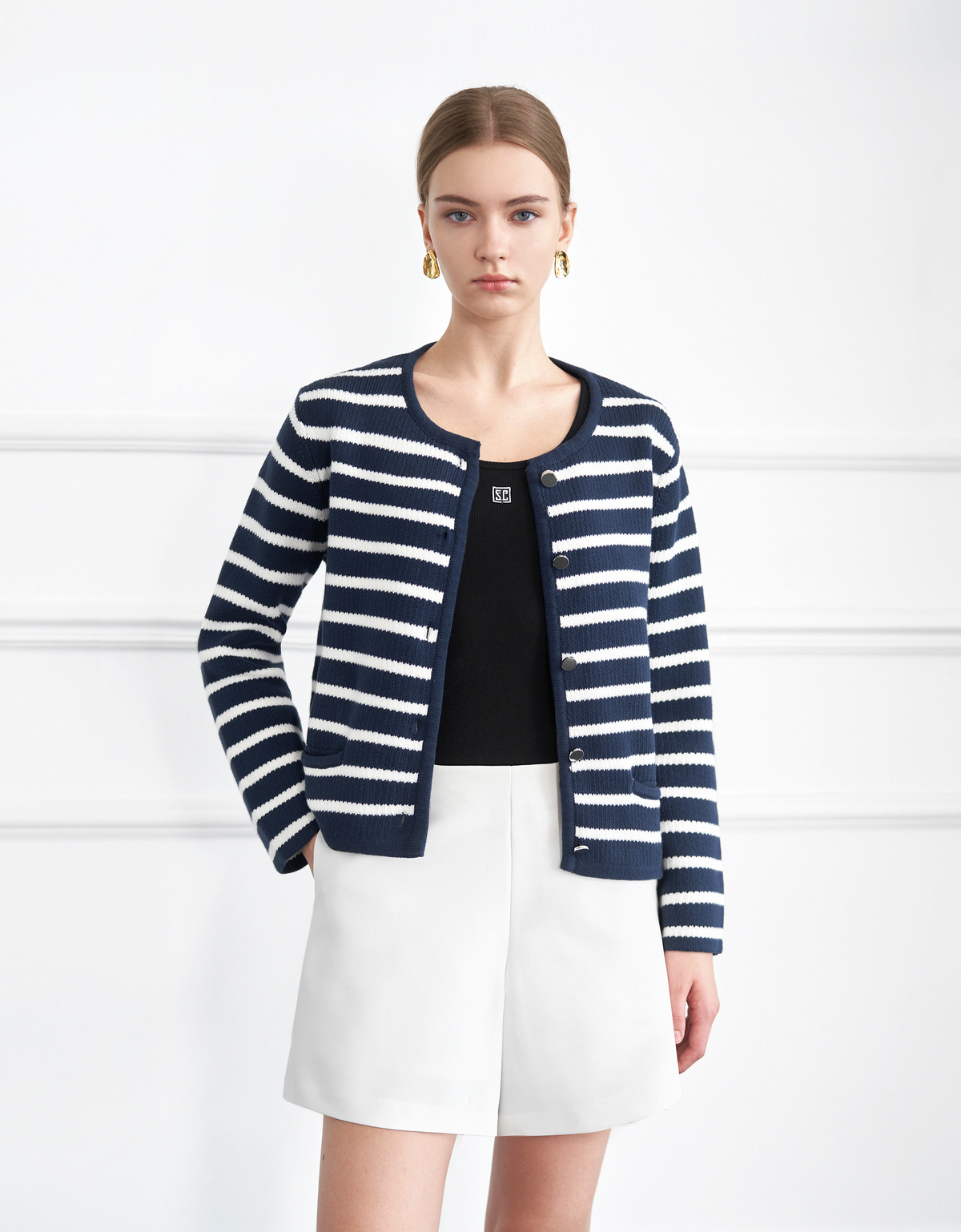 blue & white