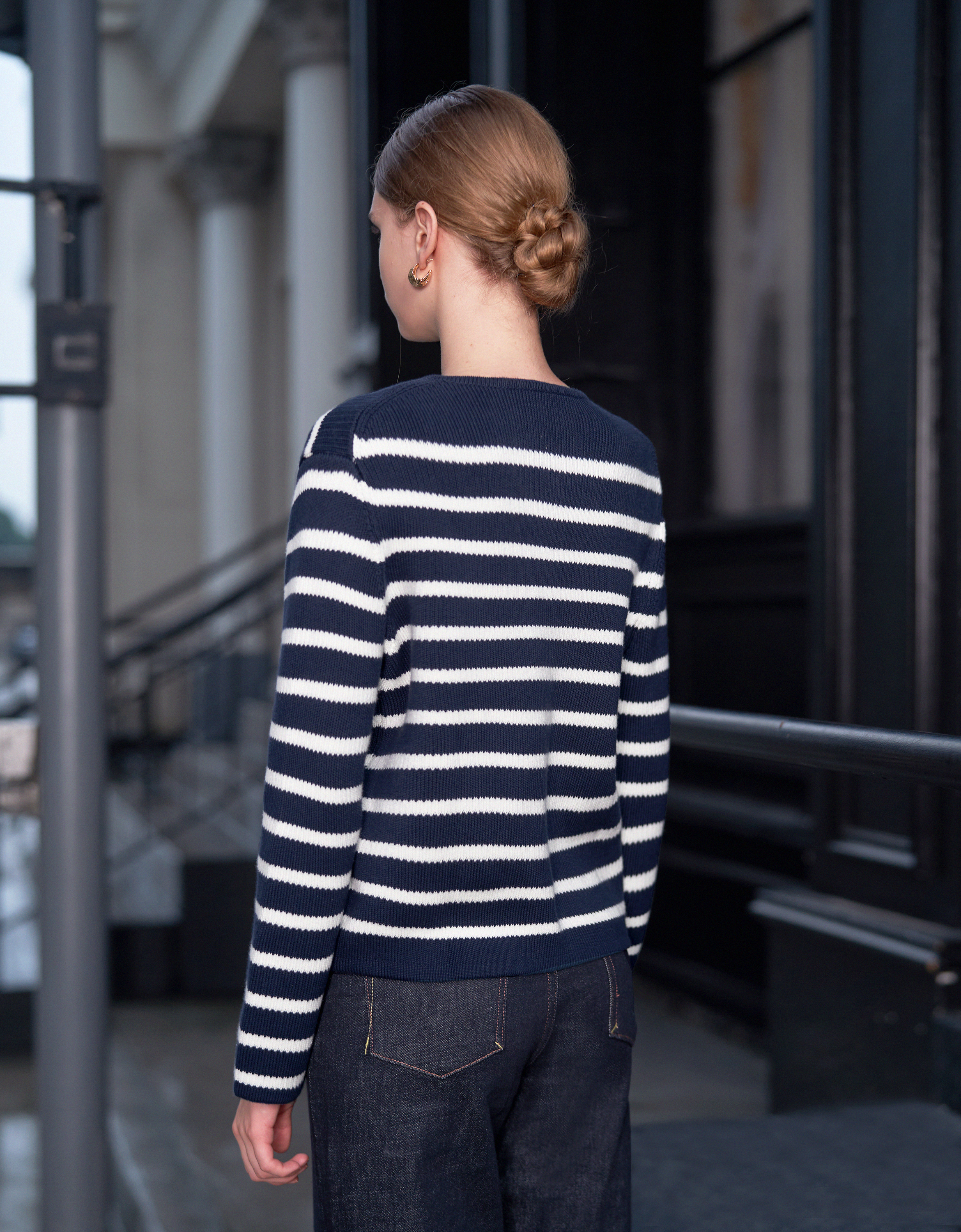 blue & white
