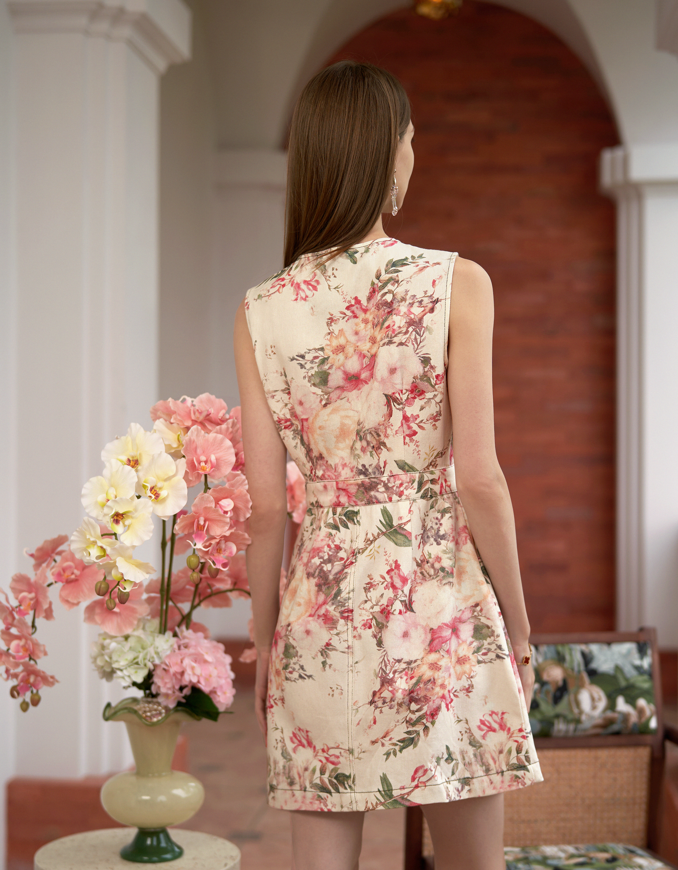 pink florals(a28144)