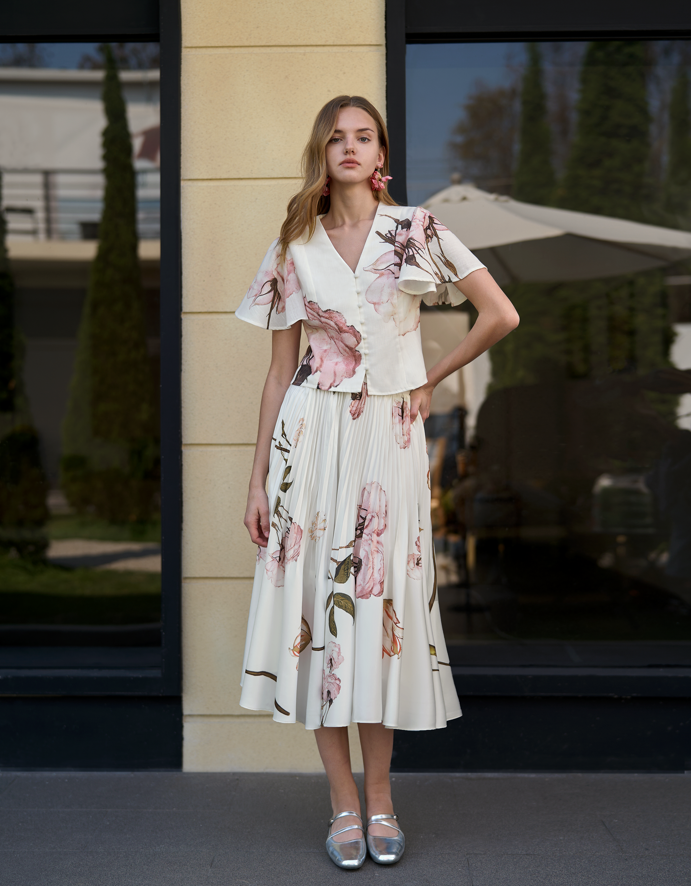 pink florals(a28171)