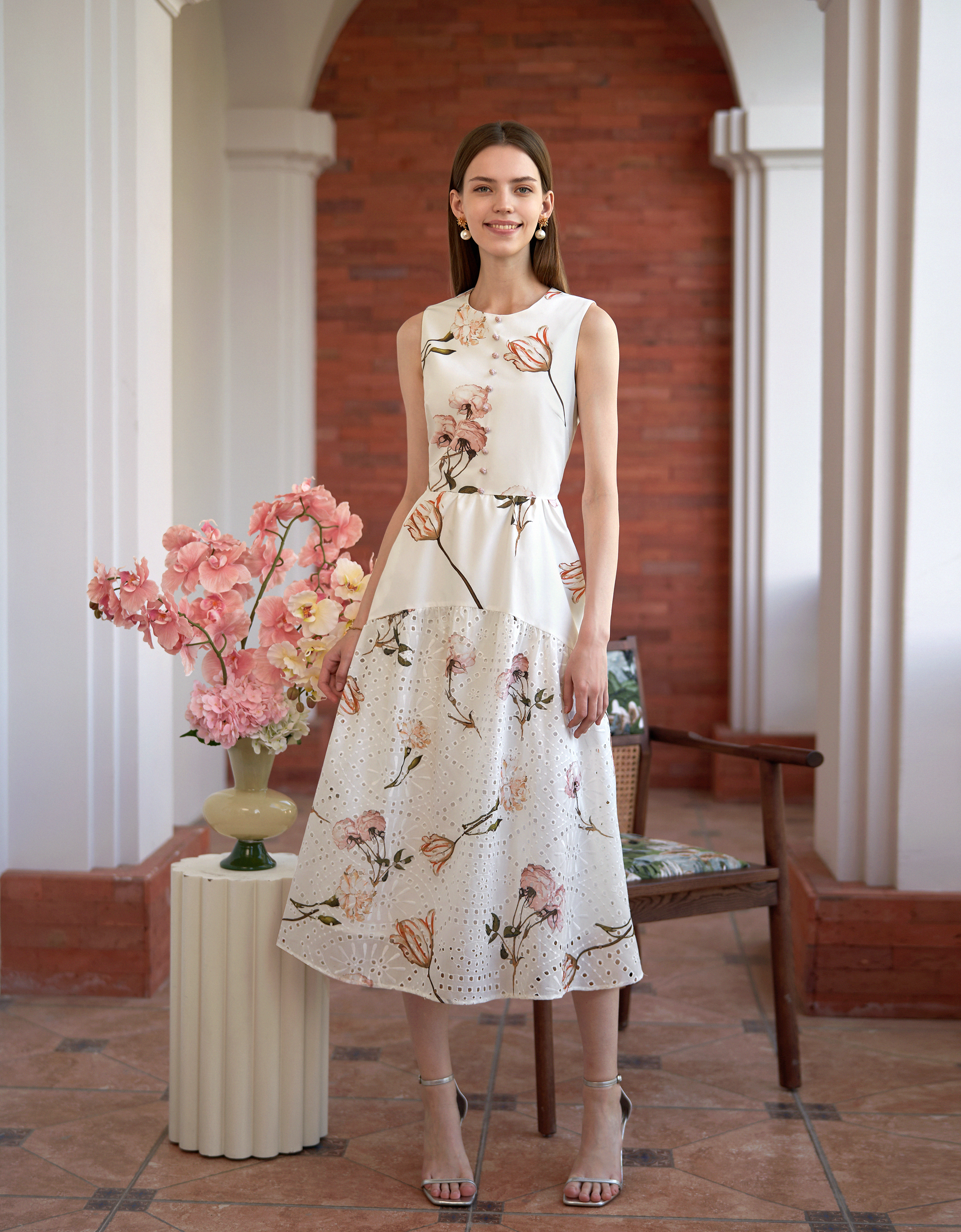 pink florals(a28172)