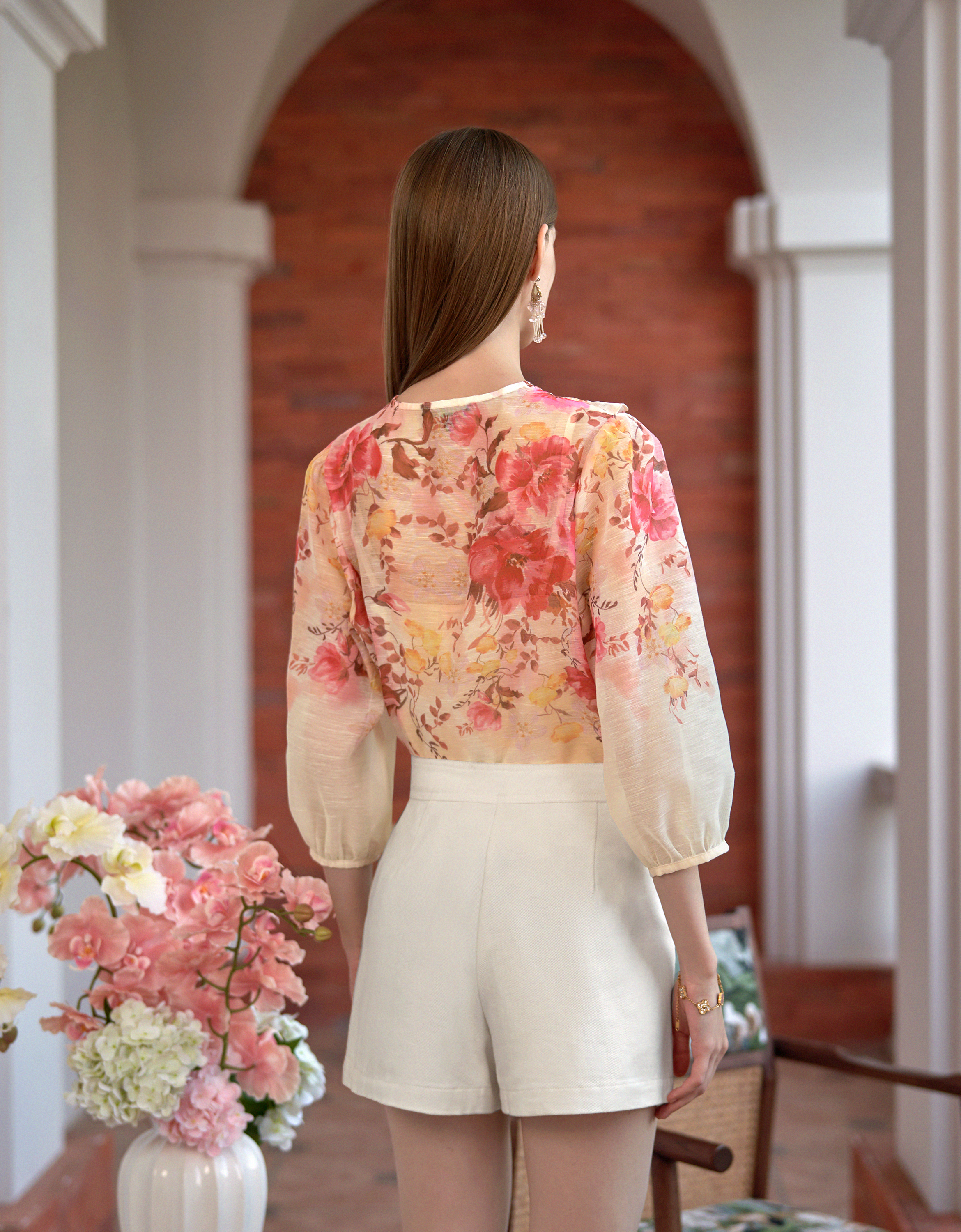 pink florals(a28426)