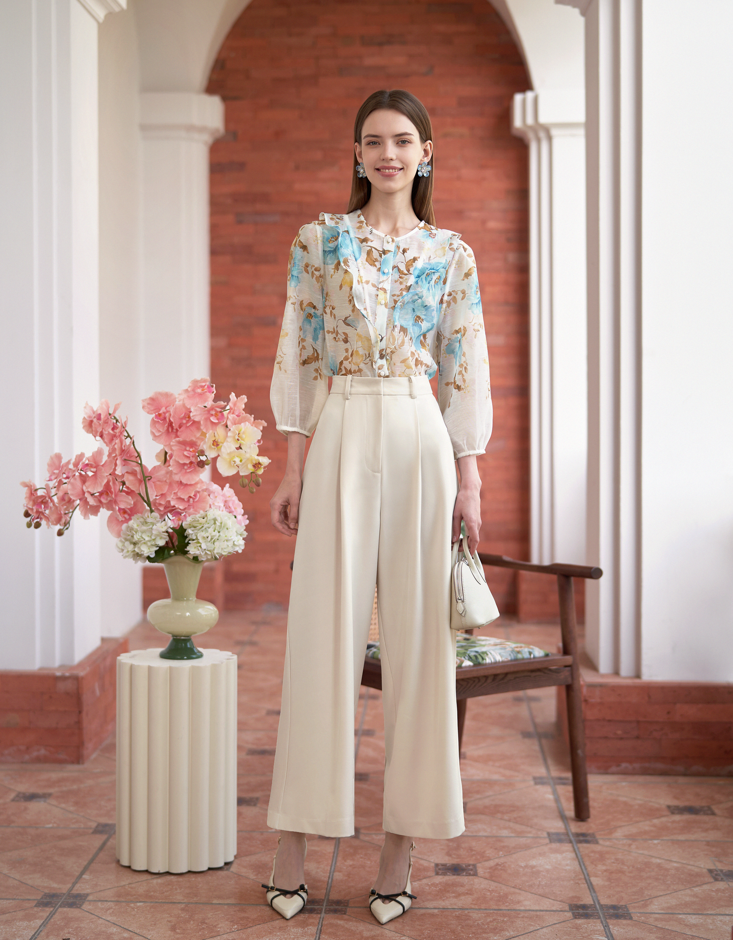 blue florals(a28426)