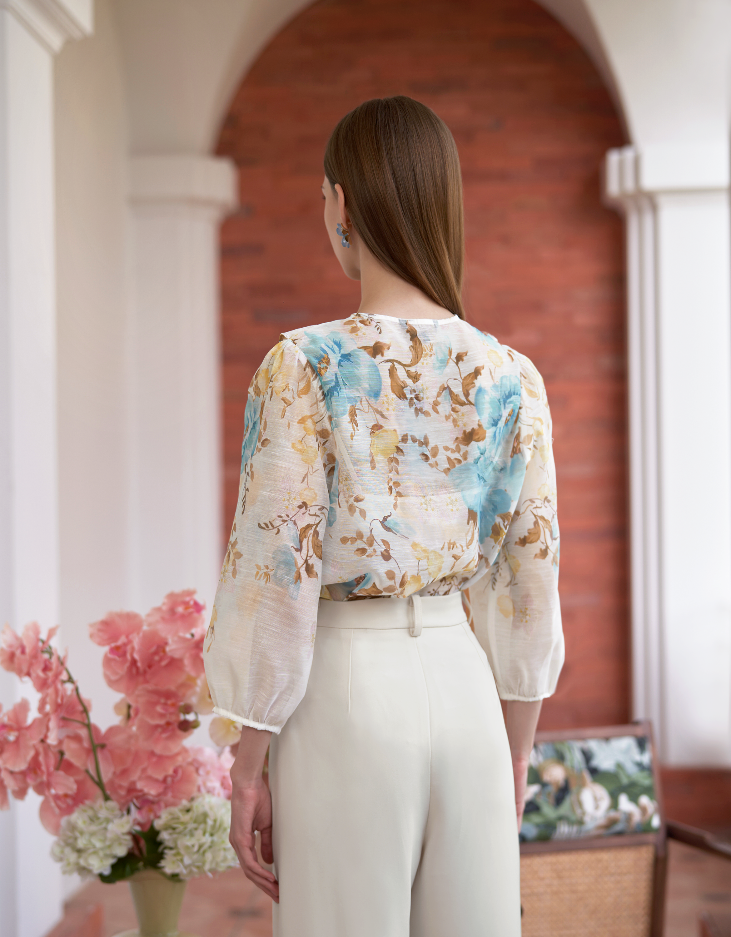 blue florals(a28426)