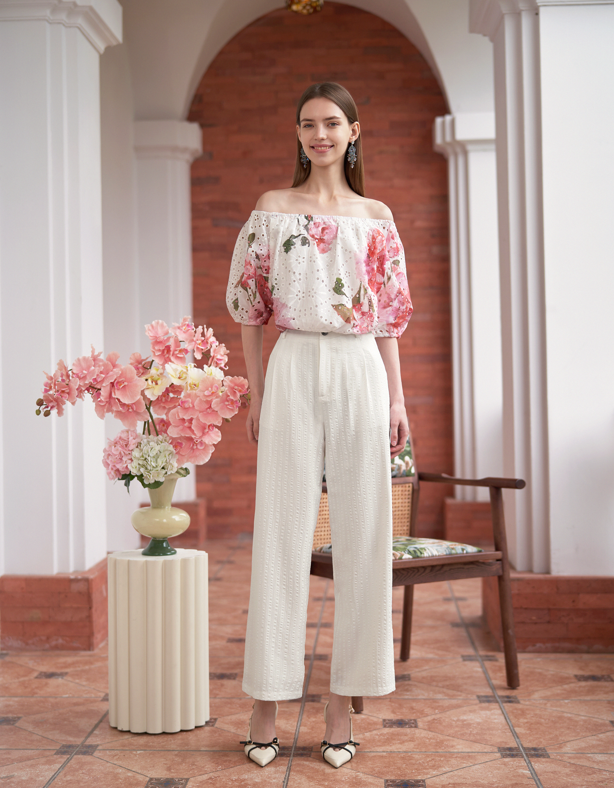 pink florals(a28492)