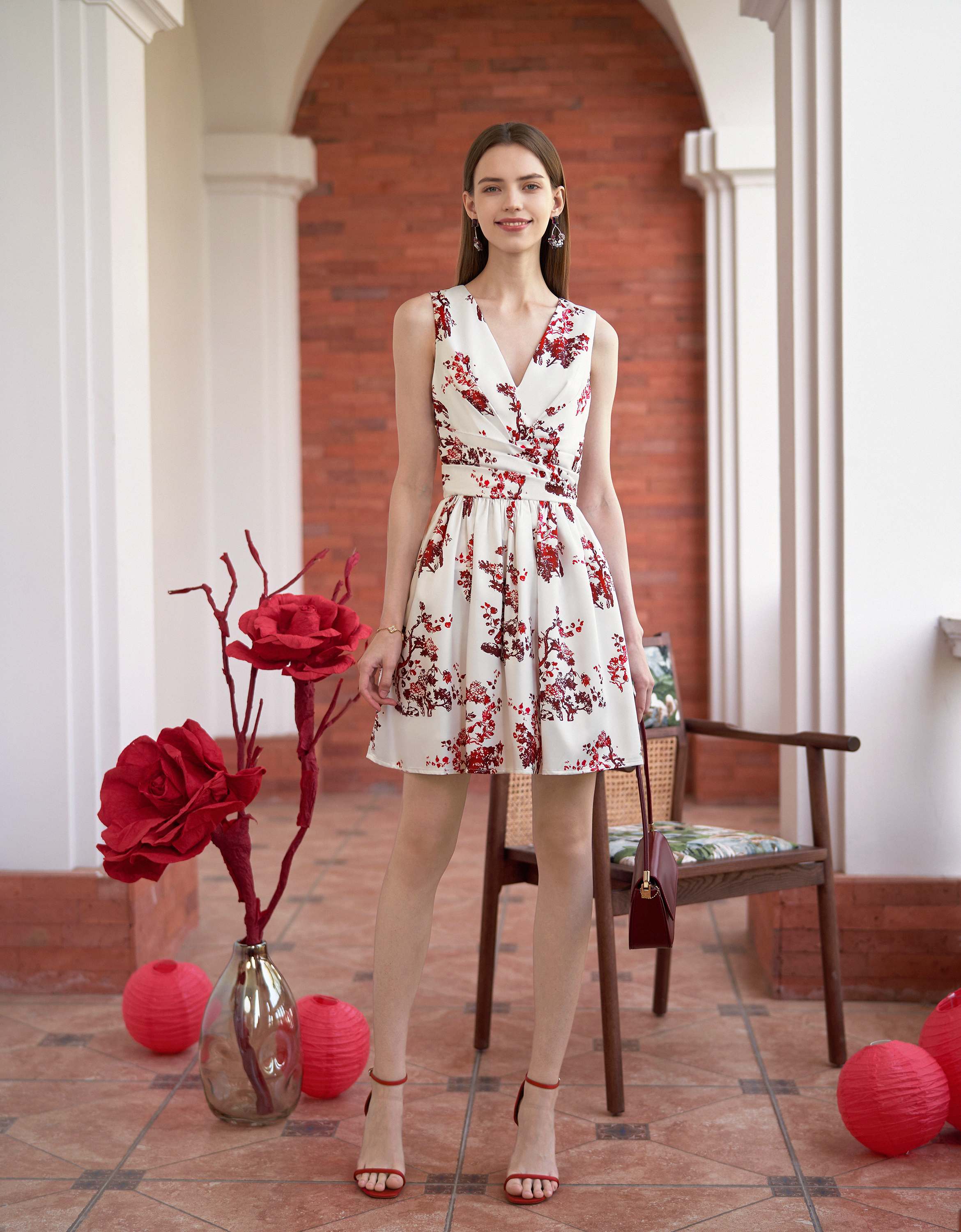 red florals(a28516)