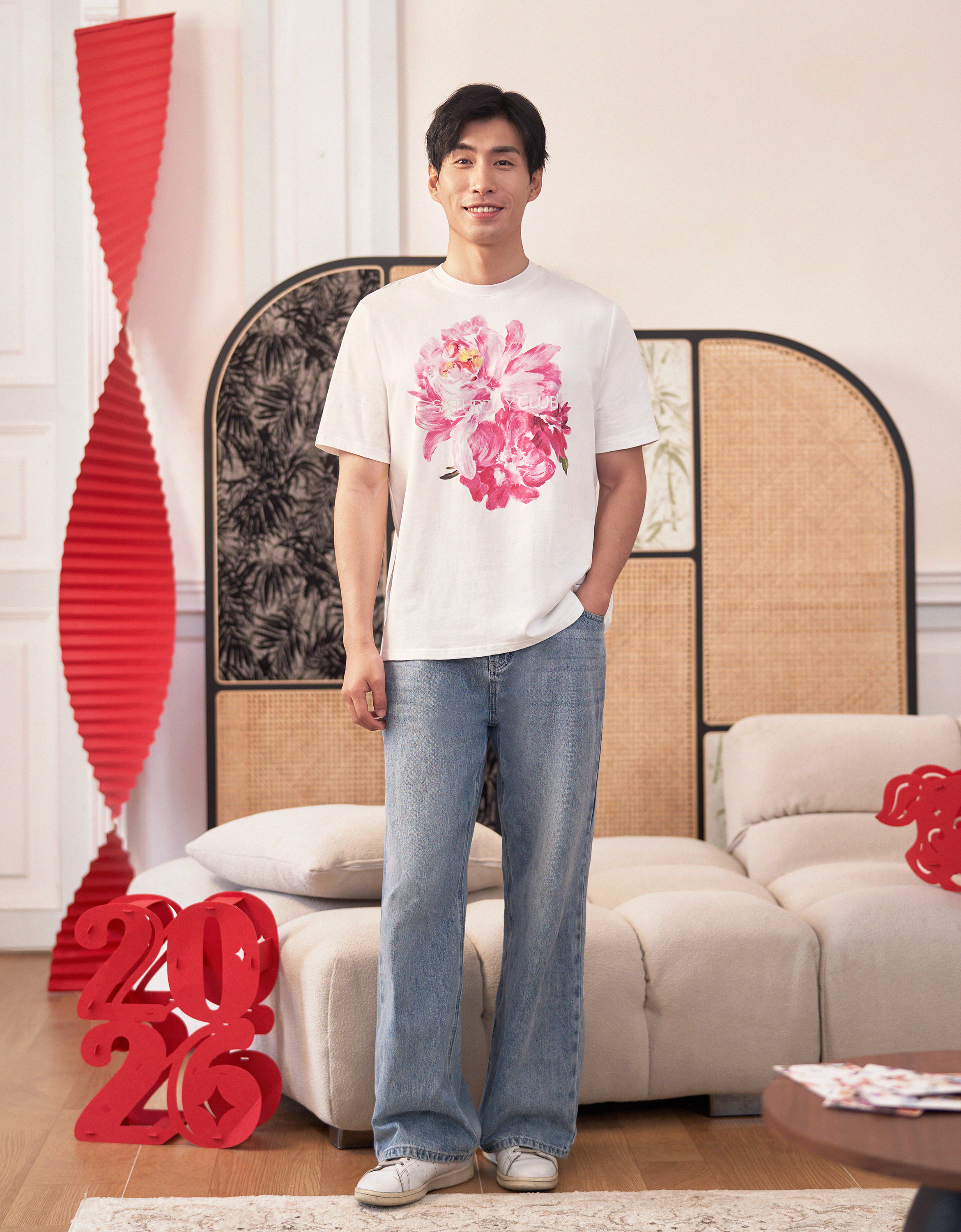 pink florals(a28584)