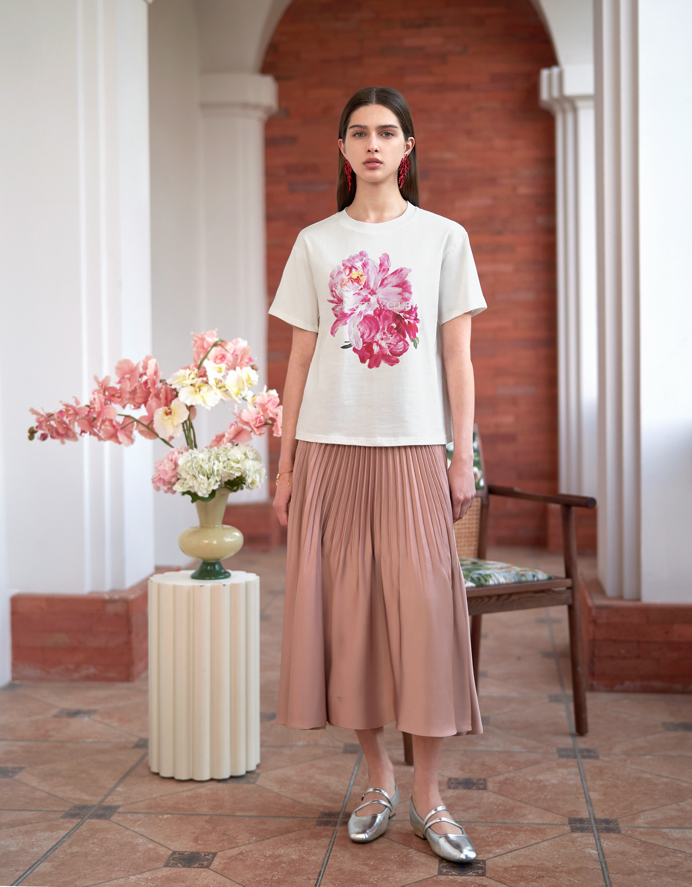 pink florals(a28760)