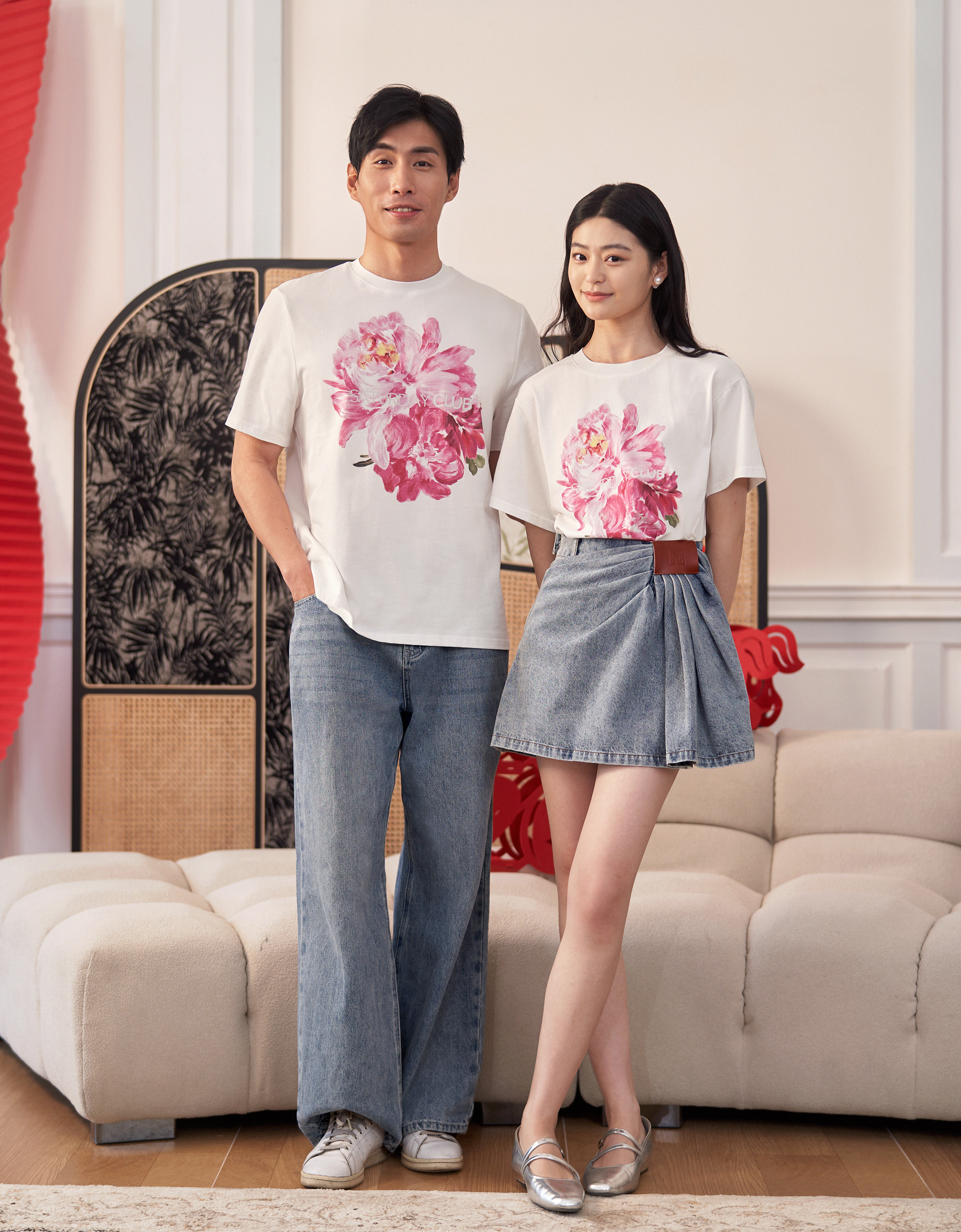 pink florals(a28760)