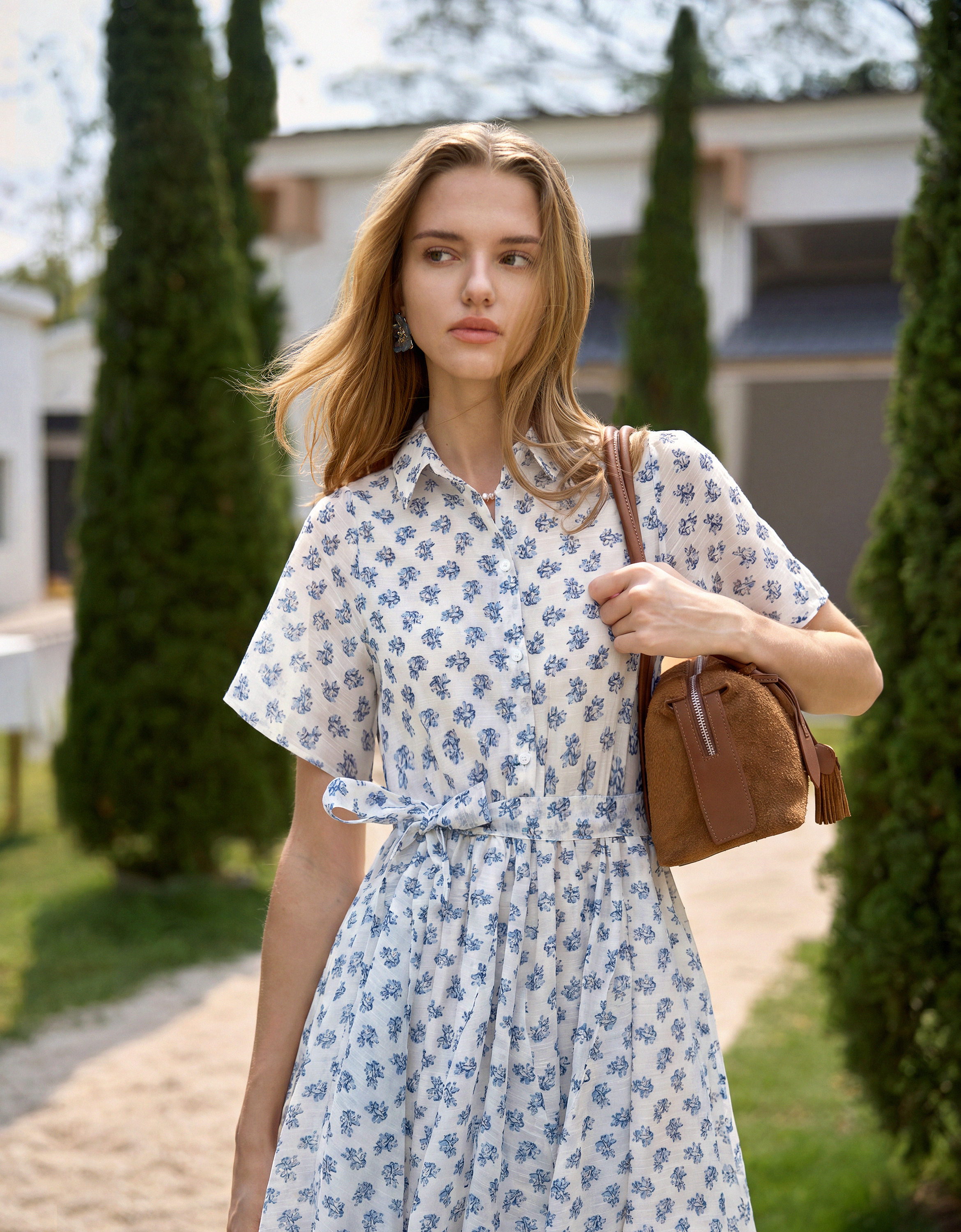 blue florals(a29405)