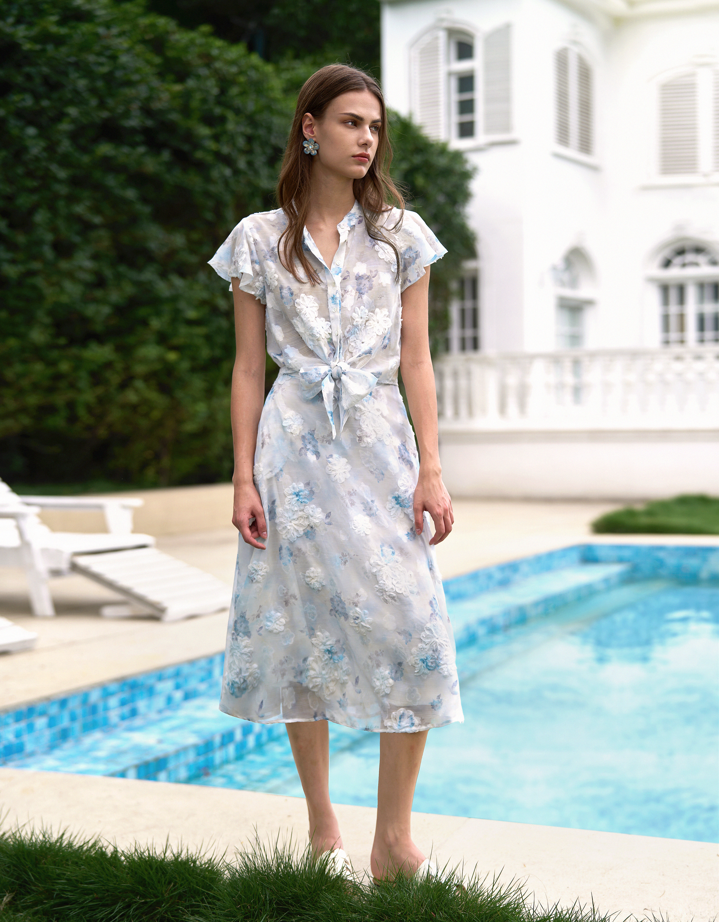 blue florals(a29806)