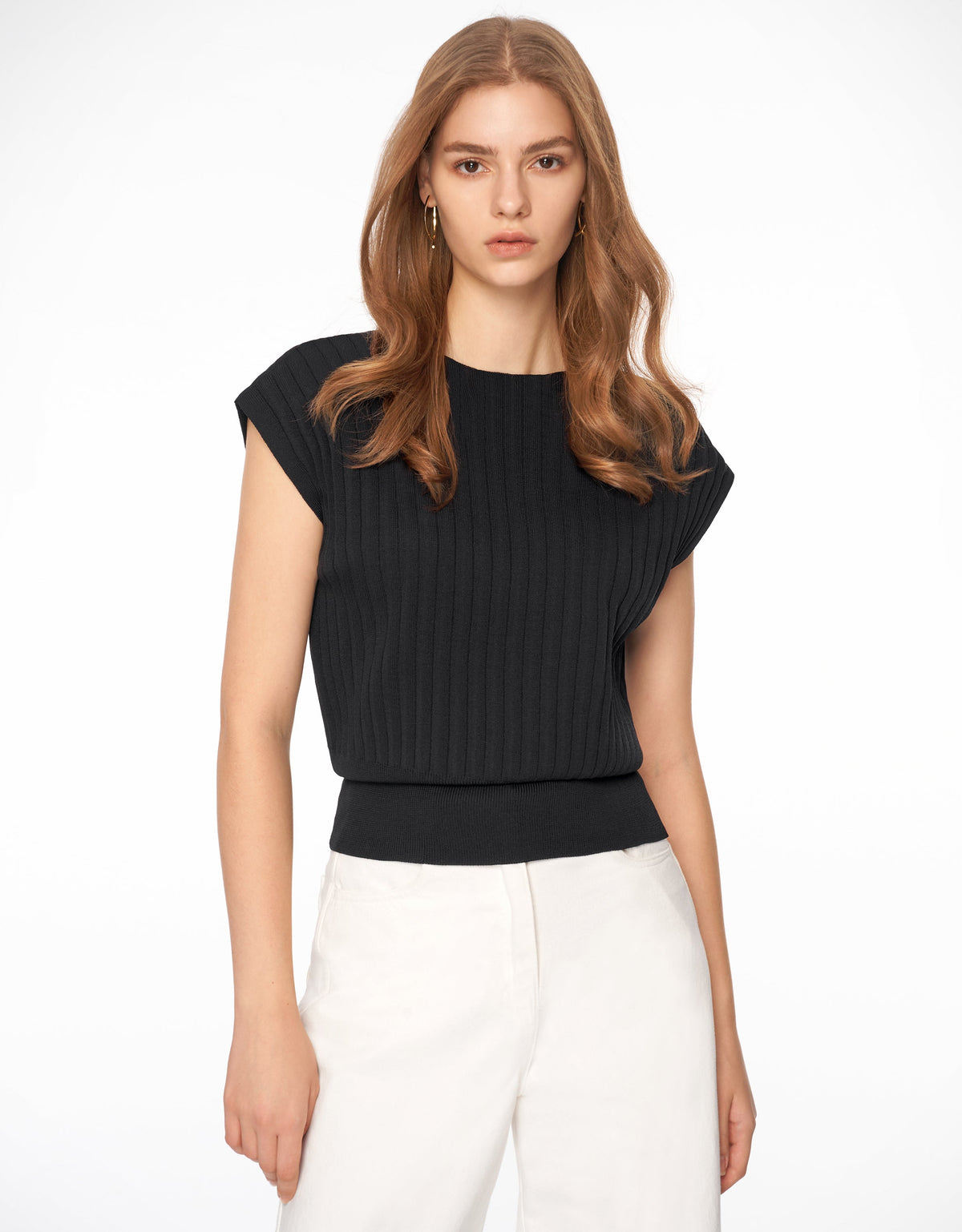 Cap Sleeve Knit Top Saturday Apparels Sdn. Bhd