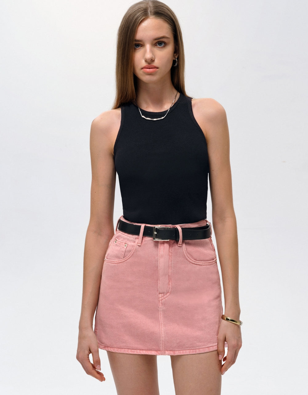 Belted Denim Skirt – SaturdayClub Malaysia